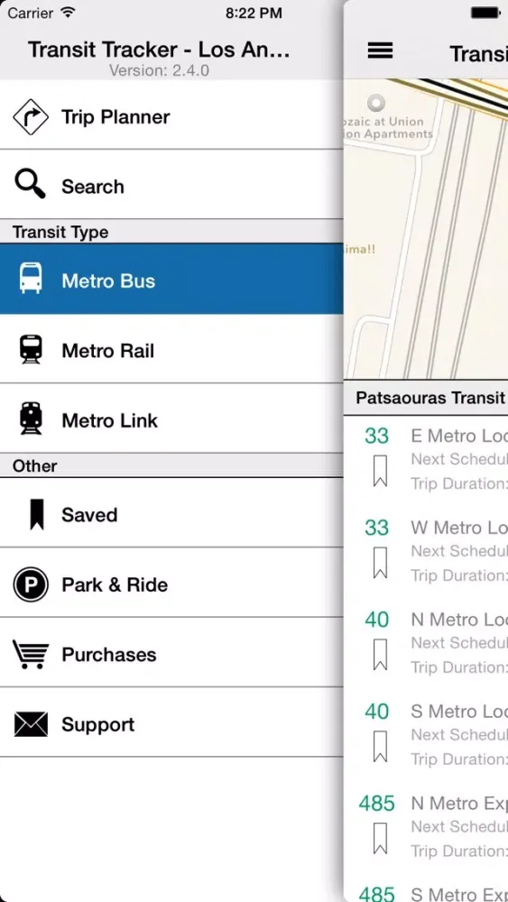 Capturas de pantalla de Transit Tracker - Los Angeles