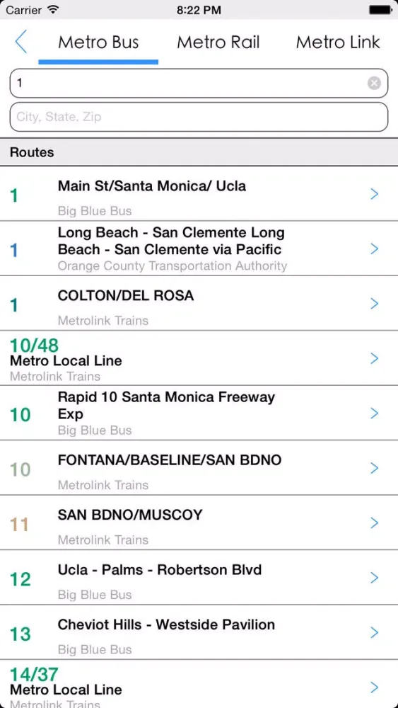 Capturas de pantalla de Transit Tracker - Los Angeles