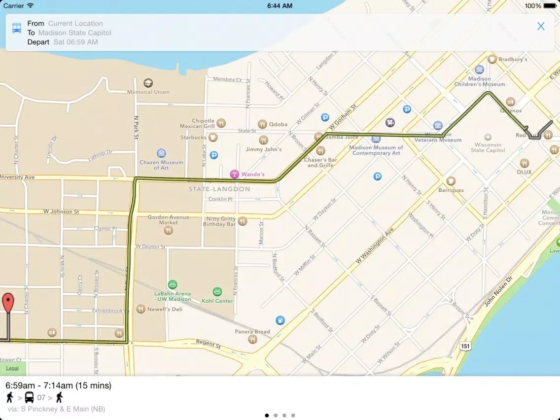 Скриншоты Transit Tracker - Madison iPad 