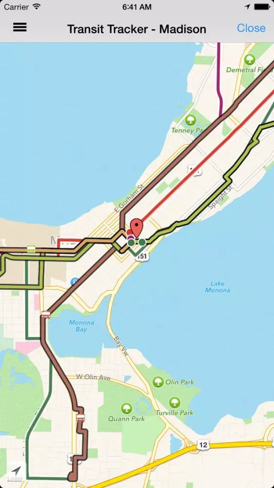 Скриншоты Transit Tracker - Madison