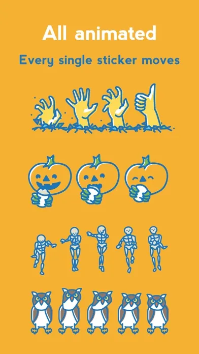 Rag Tag Spookyish Sticker Pack سکرین شاٹس
