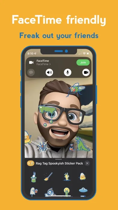 Rag Tag Spookyish Sticker Pack سکرین شاٹس