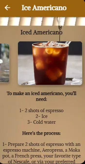 Coffee Mr: coffee in the home. Screenshots