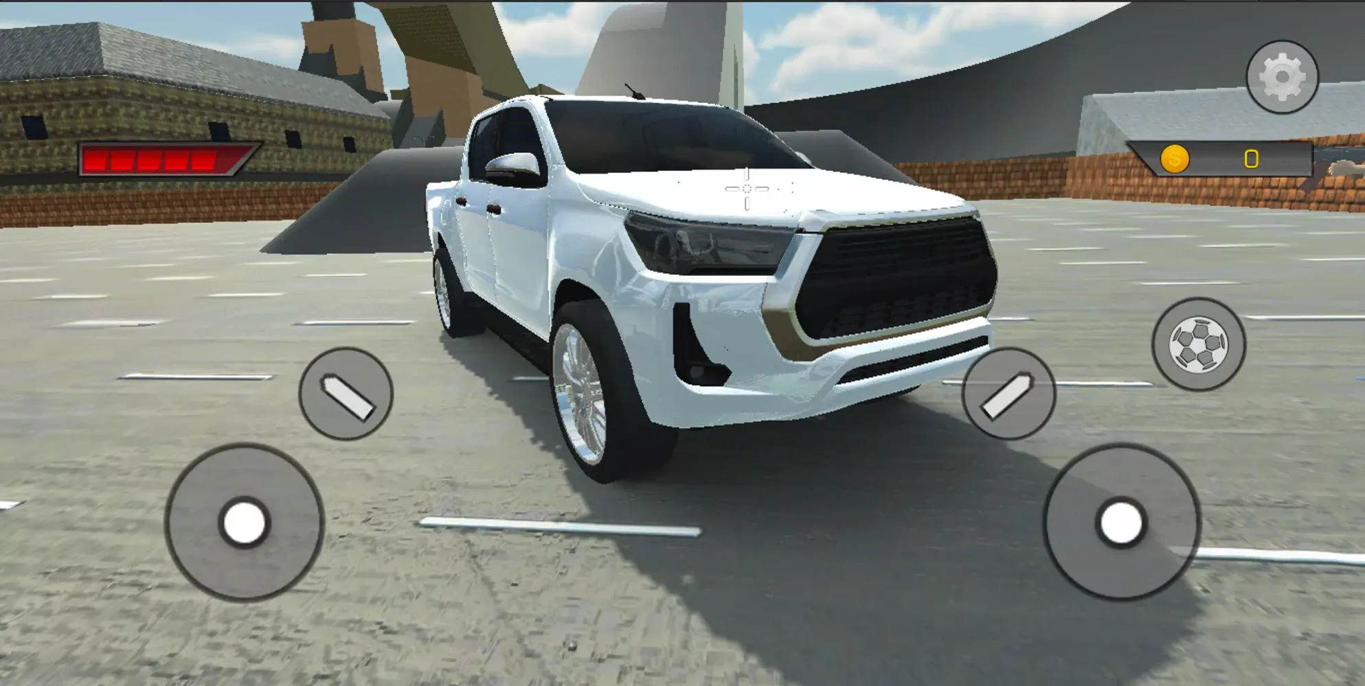 Revo Hilux Car Game Screenshots