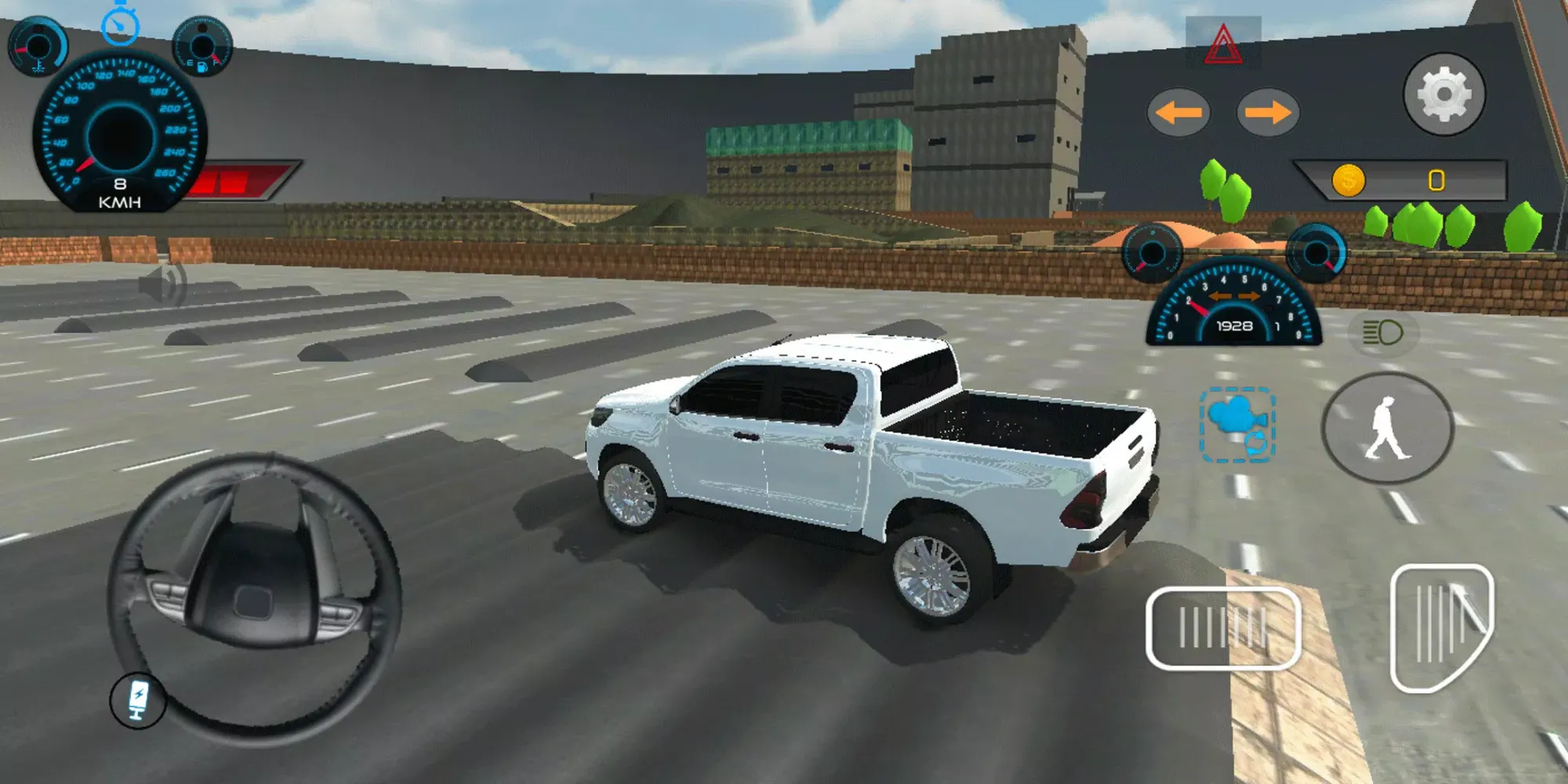 Revo Hilux Car Game Screenshots