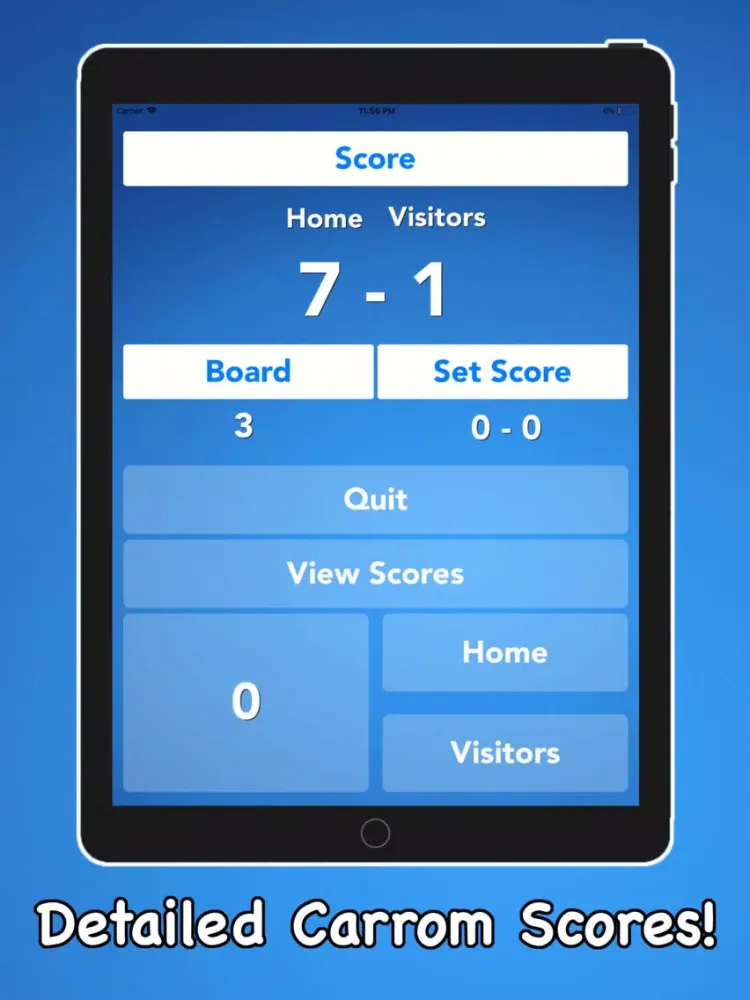 Carrom Score iPad 应用截图