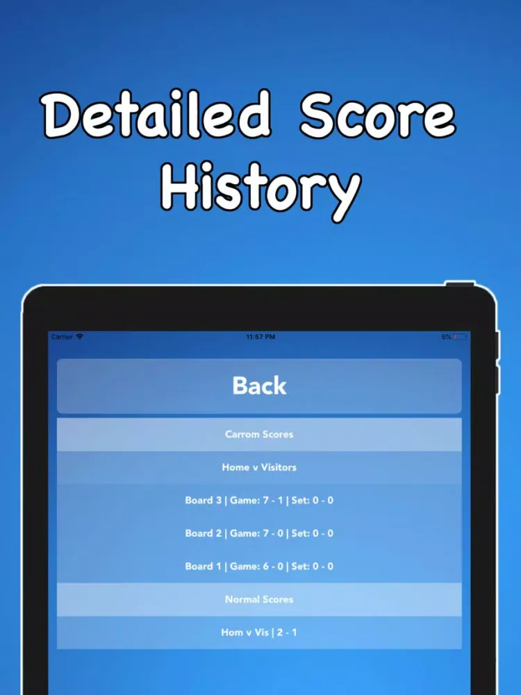Carrom Score iPad 应用截图