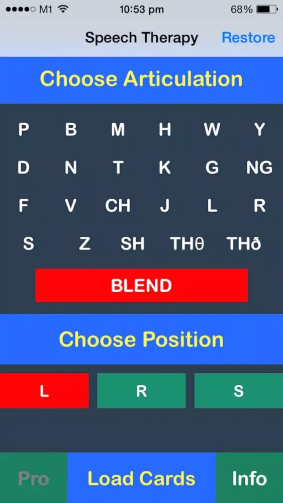 Скриншоты Speech Therapy, Apraxia Articulation Word FlashCards