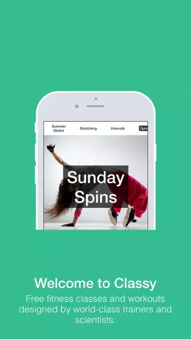 Ảnh chụp màn hình của Classy Workouts - Fitness Classes & Training