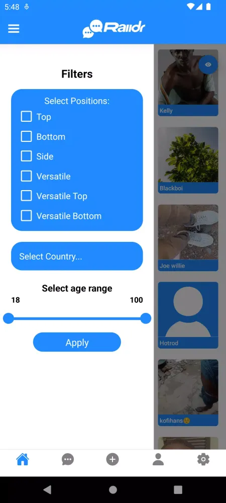 Raiidr Screenshots