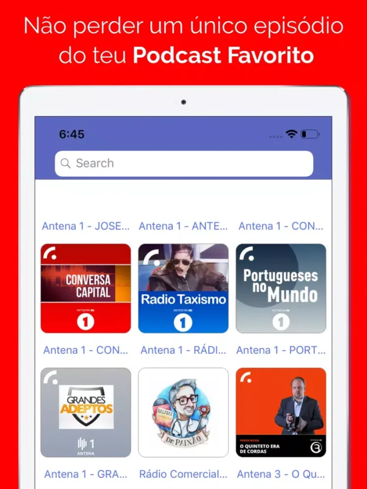 Zrzuty ekranu Rádio FM Portugal iPad 