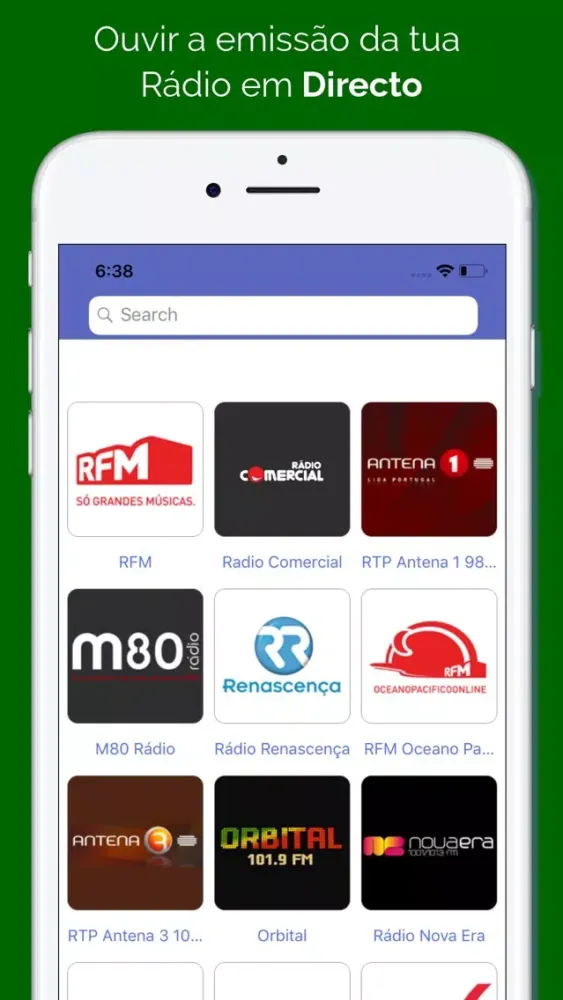 Zrzuty ekranu Rádio FM Portugal