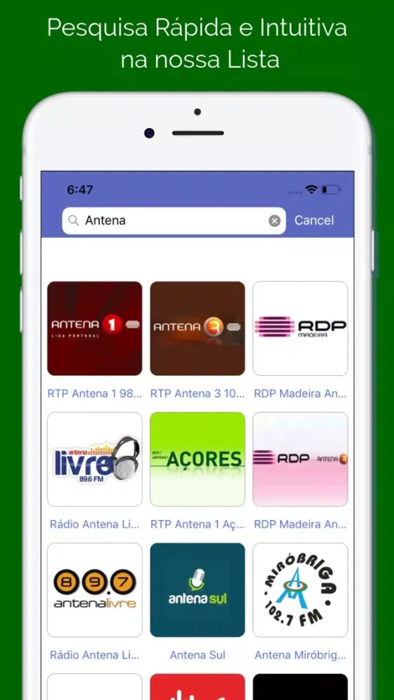 Zrzuty ekranu Rádio FM Portugal