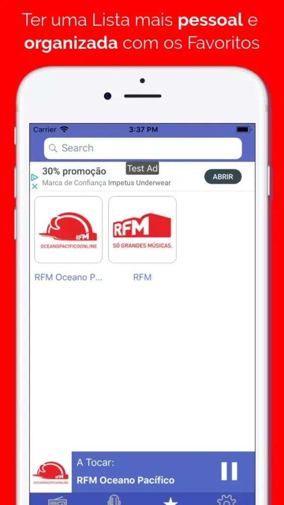 Zrzuty ekranu Rádio FM Portugal