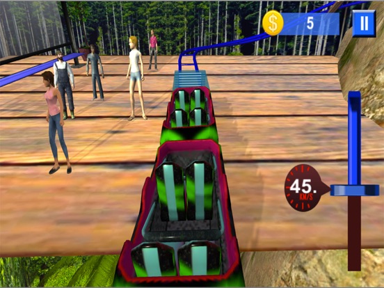 Roller Coaster Passenger Rail Sim iPad  Screenshots