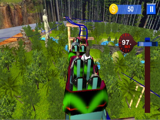 Roller Coaster Passenger Rail Sim iPad  Screenshots