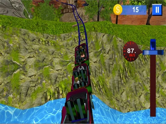 Roller Coaster Passenger Rail Sim iPad 应用截图