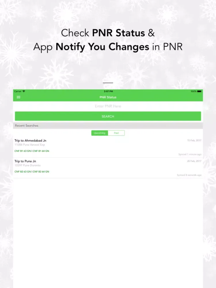 Скриншоты Indian Railway PNR Status Info iPad 