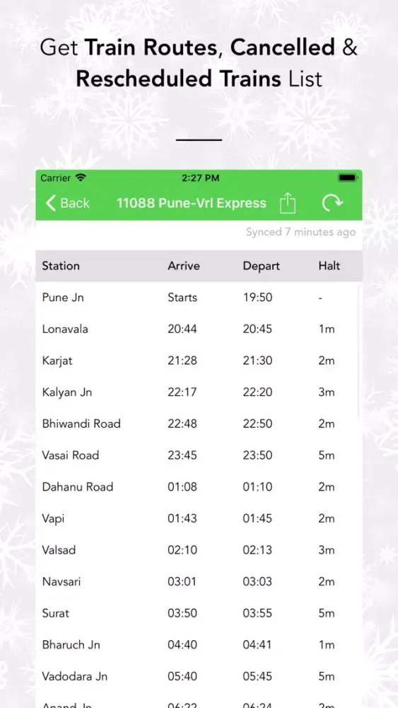 Скриншоты Indian Railway PNR Status Info