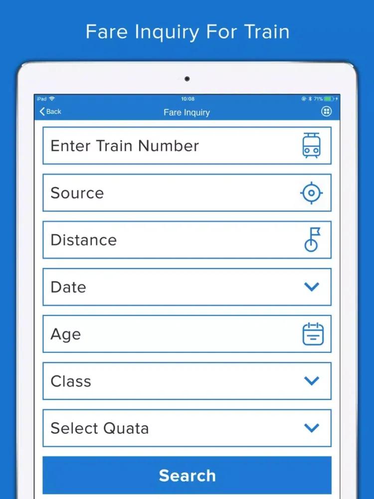 Screenshot di PNR Status - Train Time Table iPad 