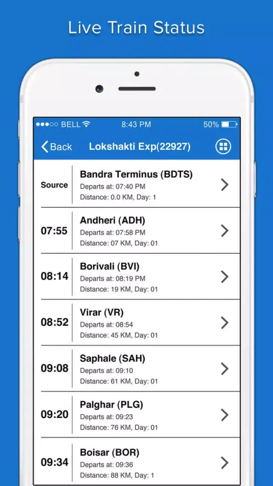 Screenshot di PNR Status - Train Time Table