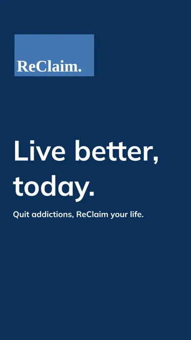 ReClaim: Quit Addictions স্ক্রিনশট