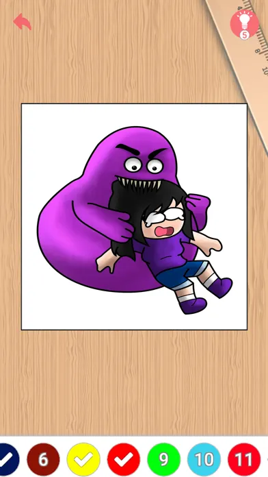Capturas de tela do Grimace Coloring by Shake