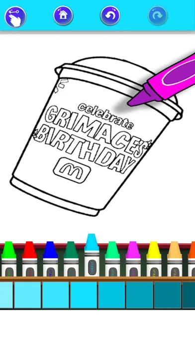Capturas de tela do Grimace Coloring by Shake