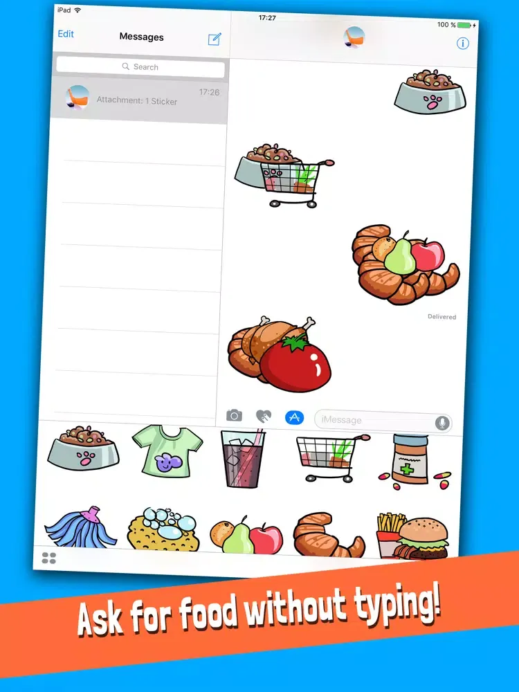 Shopping & Grocery List Stickers iPad  Screenshots