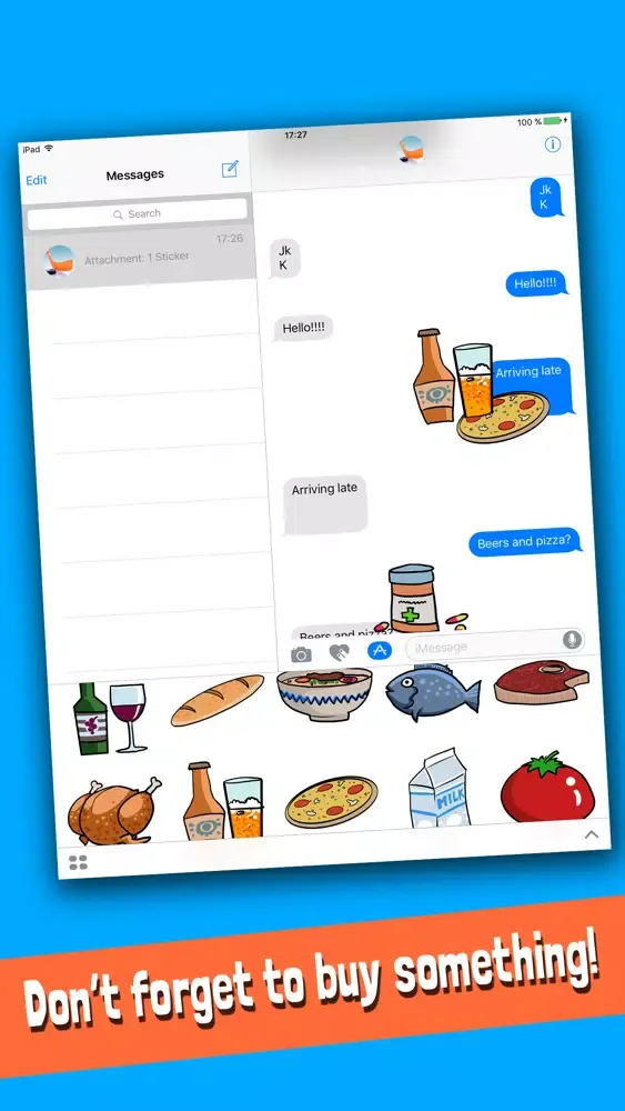 Shopping & Grocery List Stickers Screenshots