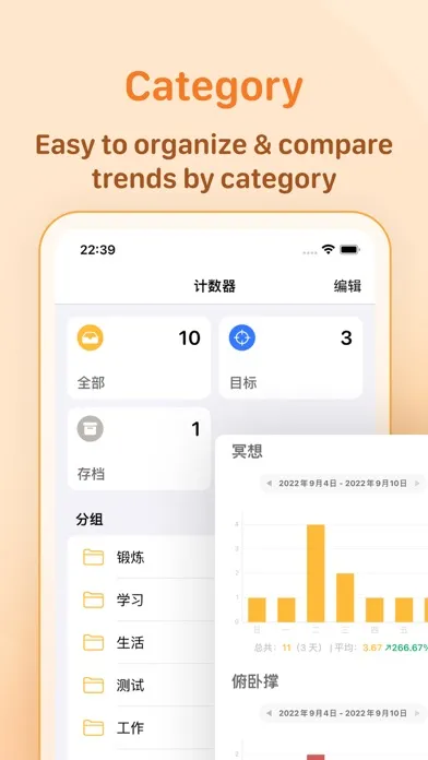 Tally: Counter & Habit tracker スクリーンショット