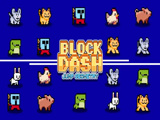 Block Dash: Jump Geometry iPad  سکرین شاٹس