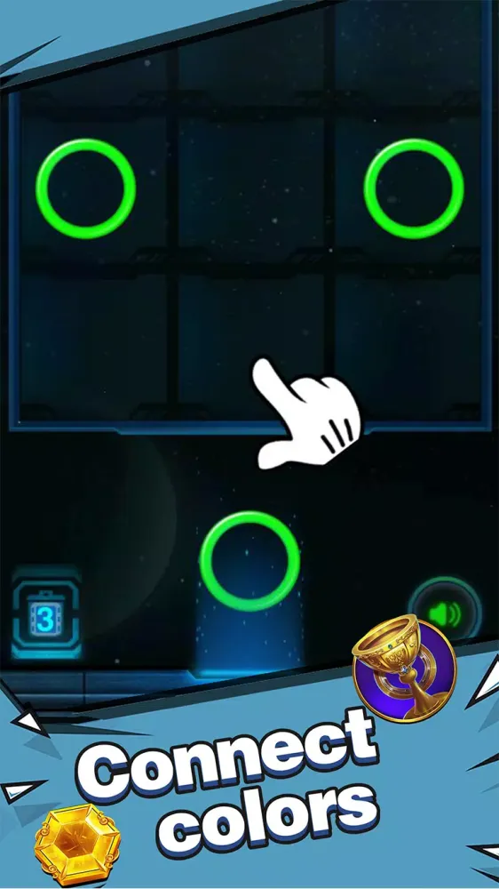 Скриншоты Rainbow Circles Game