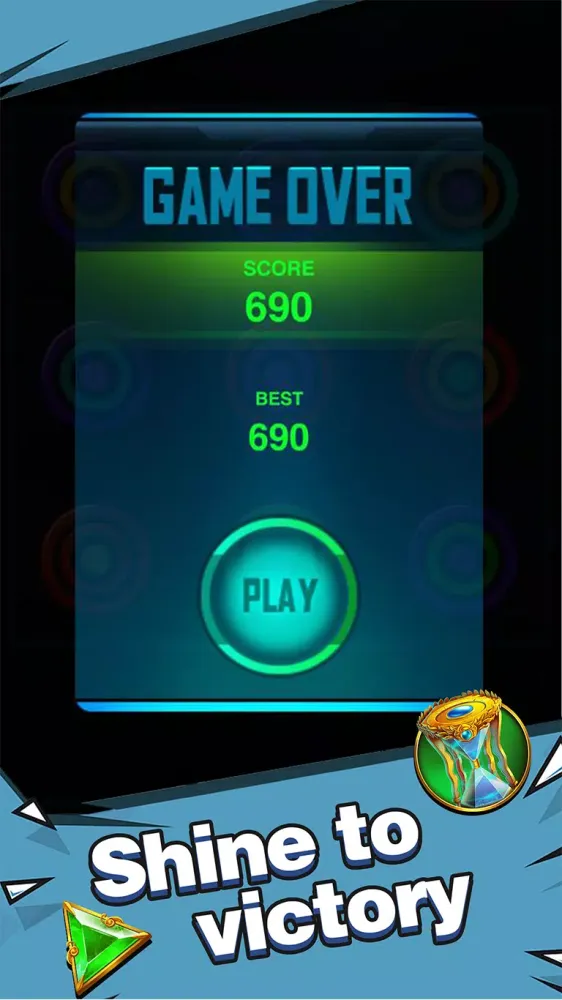 Скриншоты Rainbow Circles Game