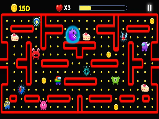 Capturas de tela do Pac Maze - Escape Runner iPad 