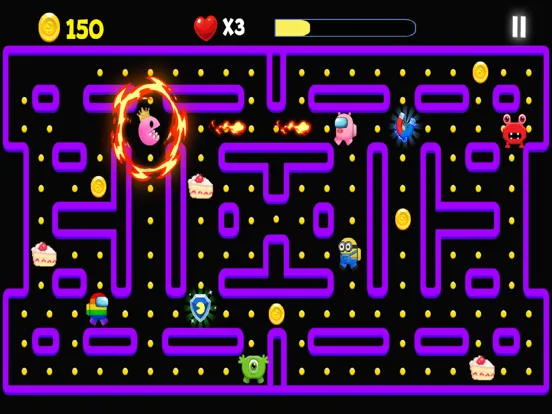Capturas de tela do Pac Maze - Escape Runner iPad 