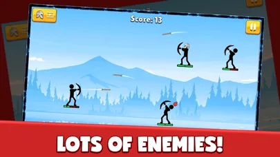 Capturas de tela do Stickman Archer: Stick Fight