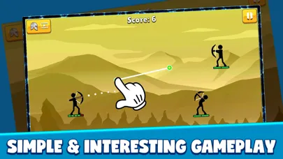 Capturas de tela do Stickman Archer: Stick Fight