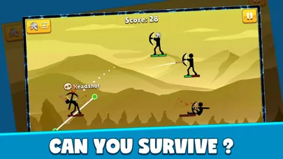 Capturas de tela do Stickman Archer: Stick Fight