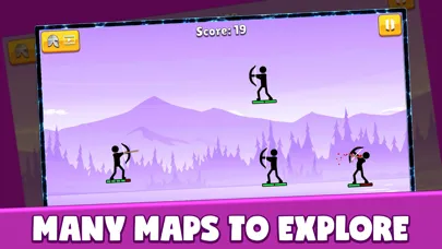 Capturas de tela do Stickman Archer: Stick Fight