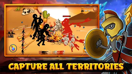 Tangkapan skrin Stickman War : Clash of Stick