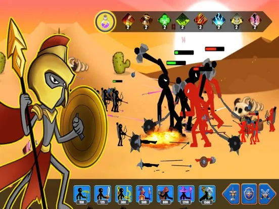 Clash of Stickman : Royale War iPad  스크린샷