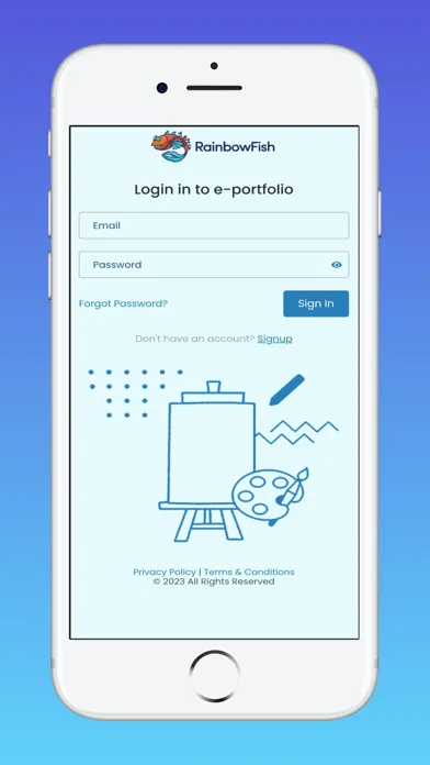 RainbowFish Portfolio Screenshots