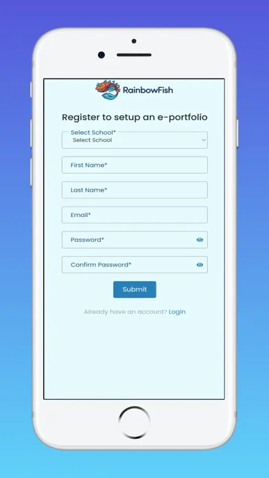 RainbowFish Portfolio Screenshots