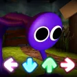Purple Rainbow Friends FNF Mod Purple Rainbow Friends FNF Mod