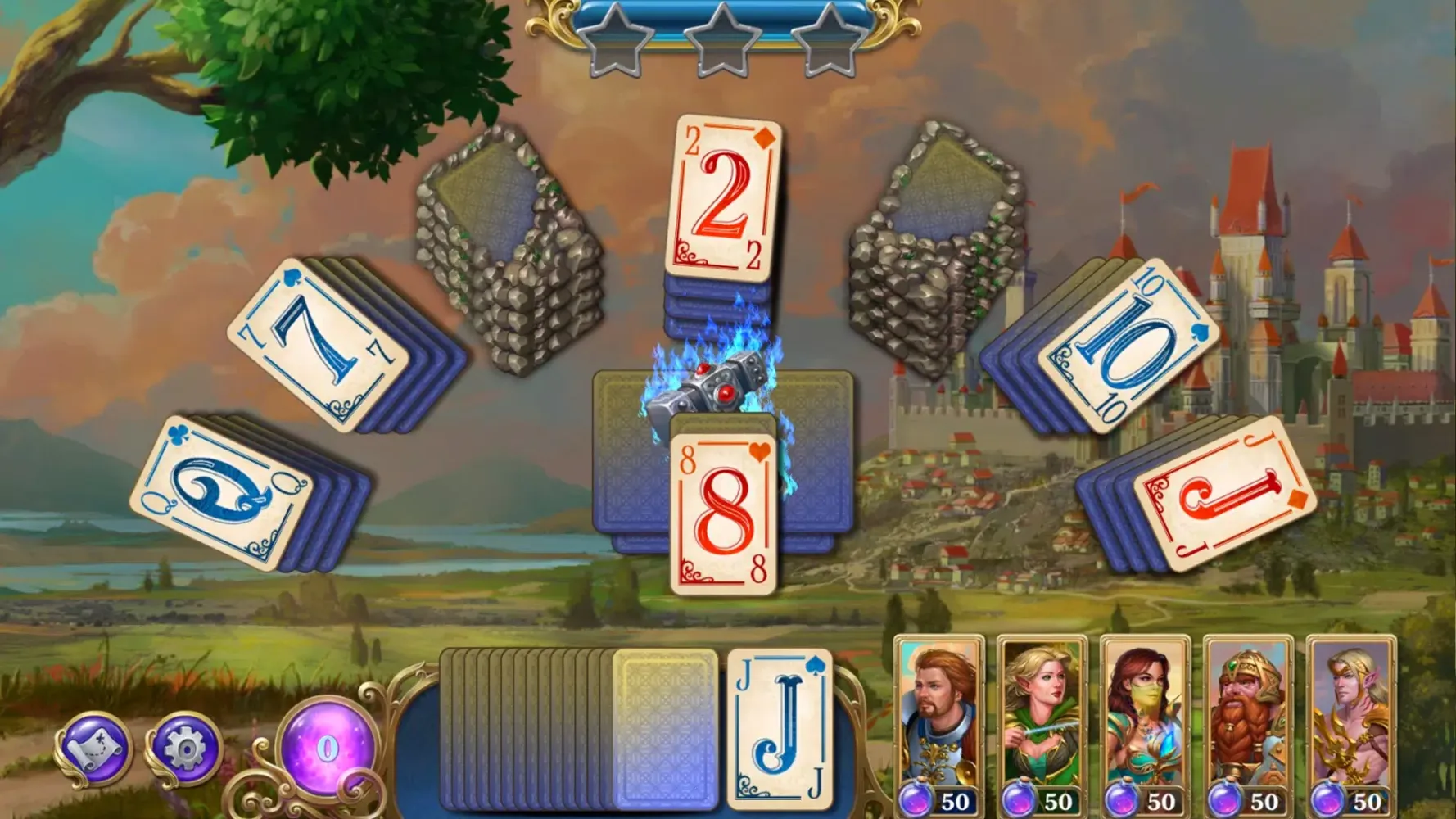 Tangkapan layar Emerland Solitaire 2 CE