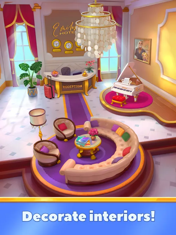 Emily's Hotel Solitaire iPad  Screenshots