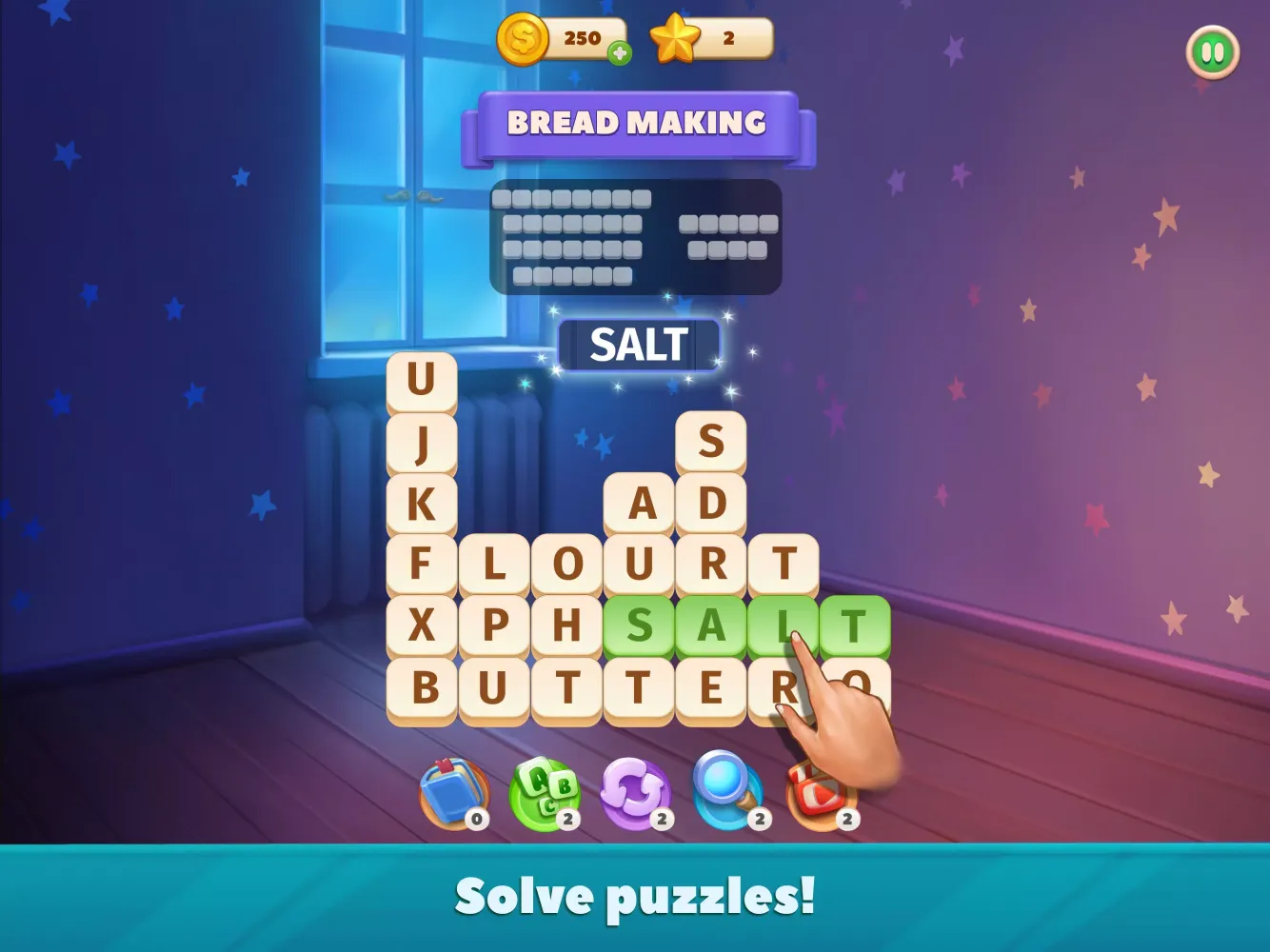 Tangkapan layar Word Scramble - Family Tales