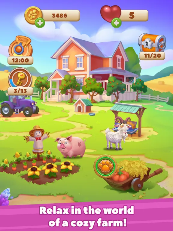 Скриншоты Tile Farm Story: Matching Game iPad 