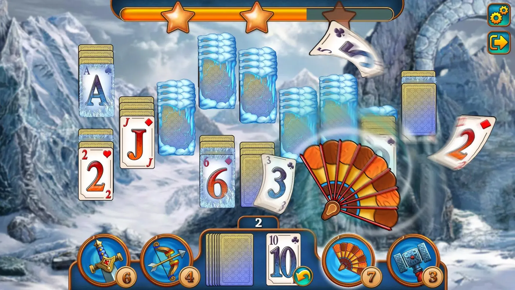 Скриншоты Tri Peaks Offline Solitaire